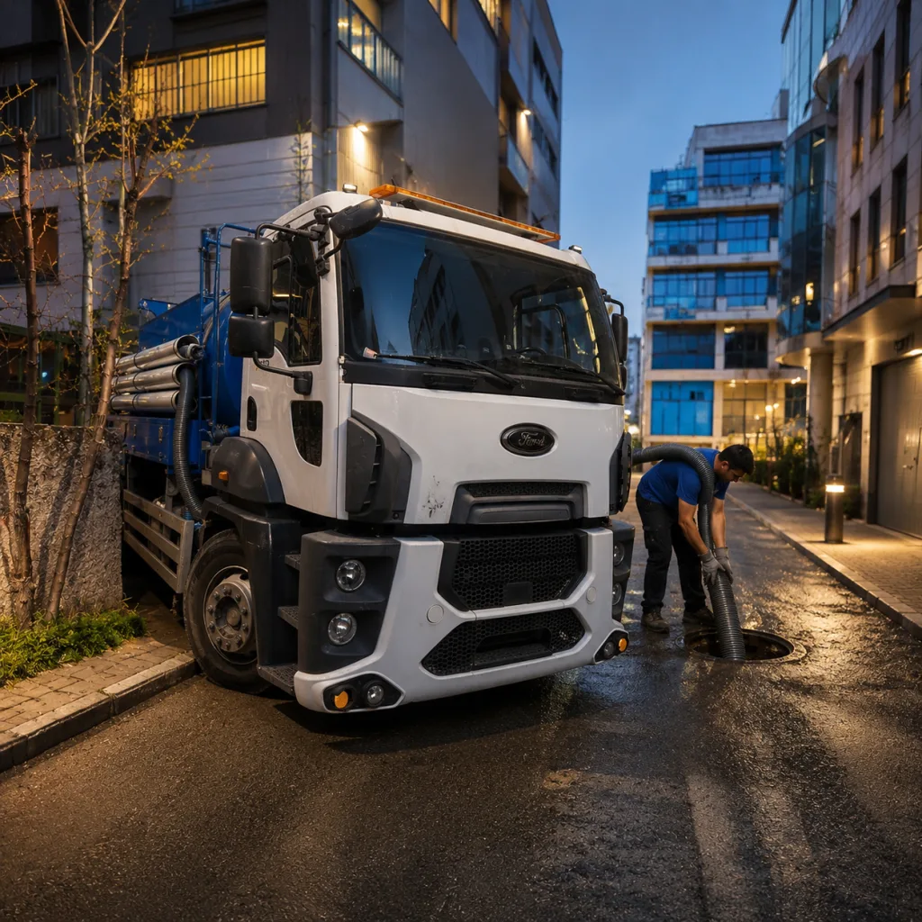 Mini Vidanjör: Halkalı Otopark Rampası ve 2.10 Tavan